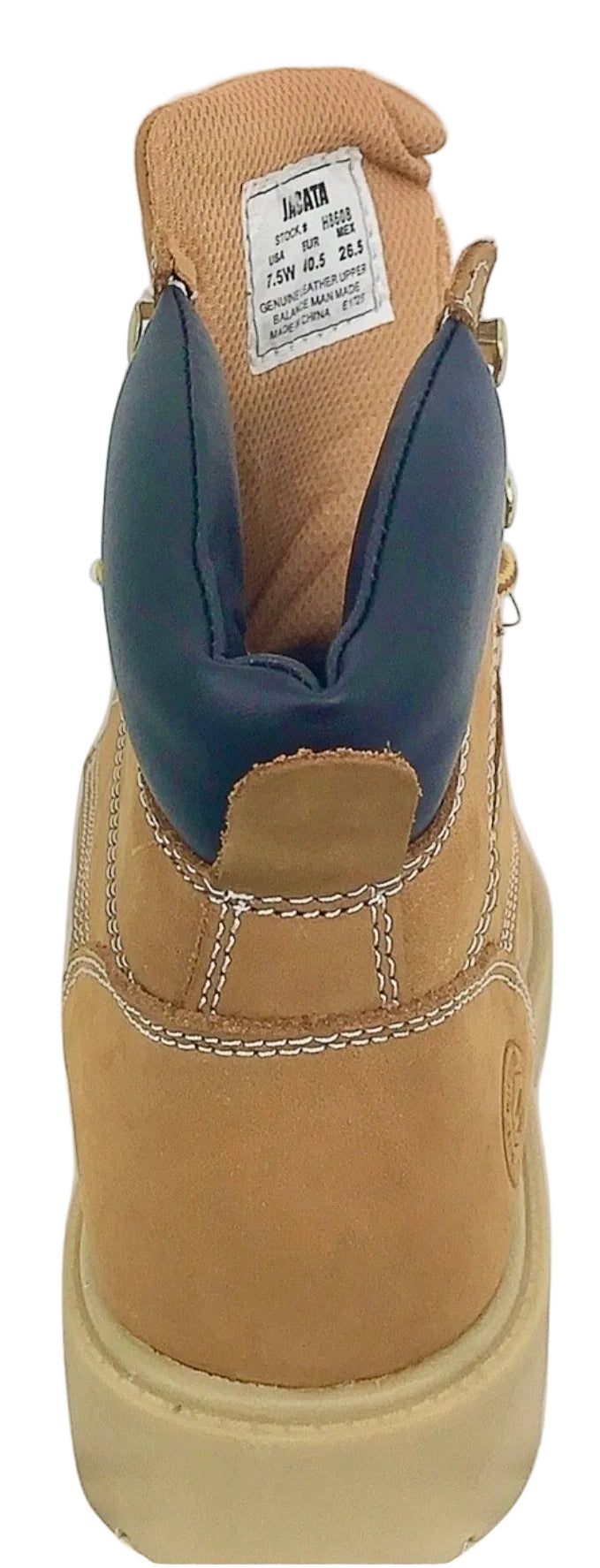 Men's JACATA • 8608 • Premium 6" Weatherproof Nubuck Work Boot - Wheat
