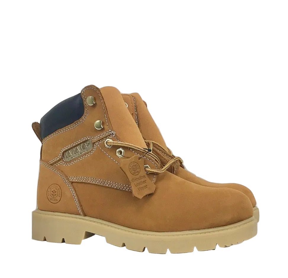 Men's JACATA • 8608 • Premium 6" Weatherproof Nubuck Work Boot - Wheat