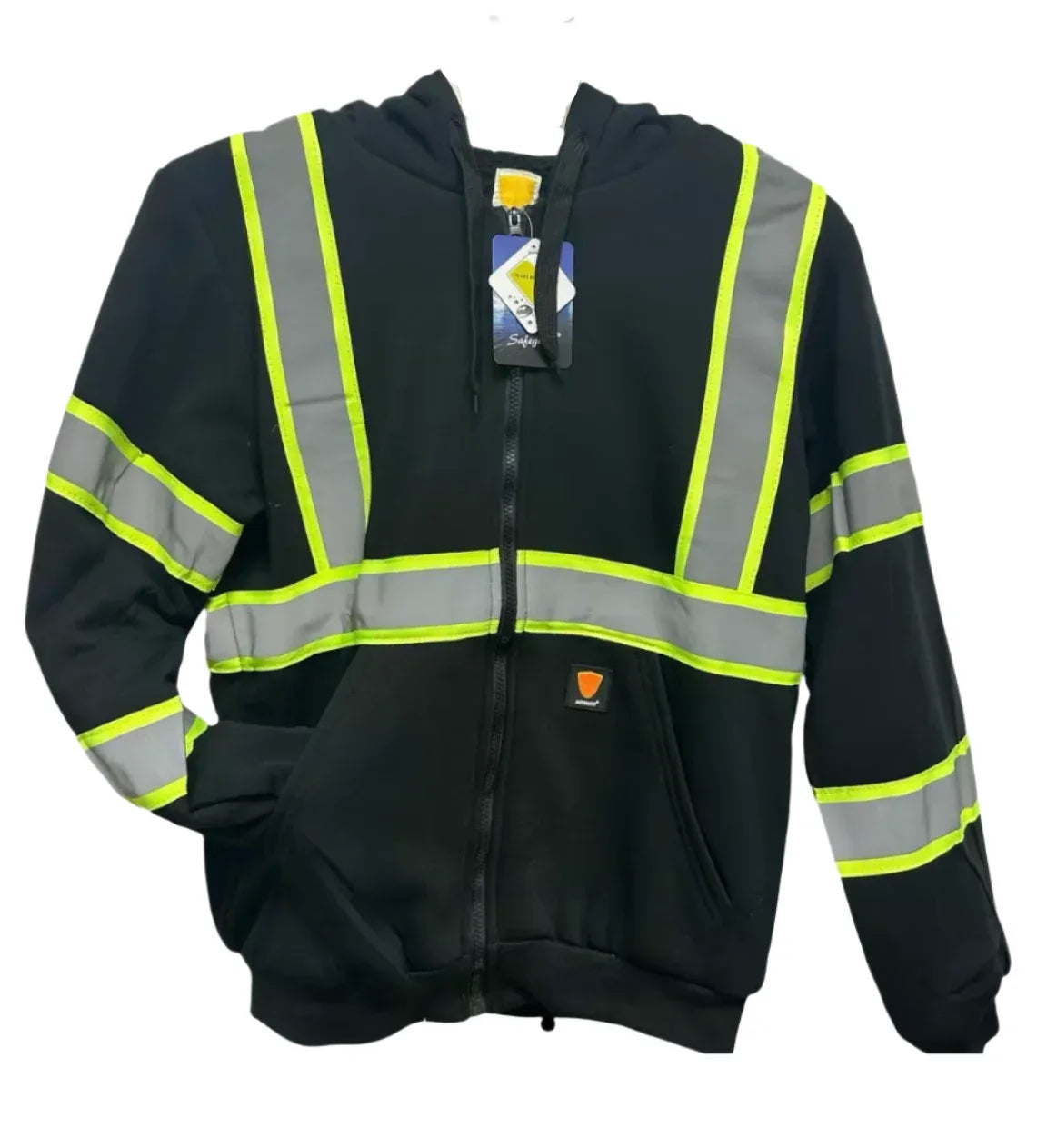 Men's SafeGuard High-Visibility Fleece Lined Zipper Hoody #0515 Available in 4 Colors - BuyJacataBoots.online