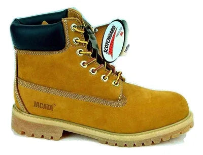 Men's JACATA • 8061 • 6" Classic Premium Nubuck Work Boot - Wheat - BuyJacataBoots.online